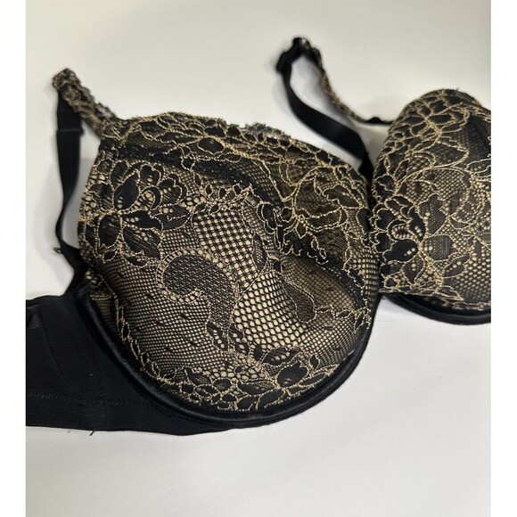 Cacique Bra 40C Plunge Lace over Sexy Lane Bryant - Picture 2 of 15